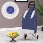 Υφασμάτινο καρότσι λαϊκής - ZZ 302B-2X - 981263 - Blue