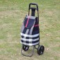 Υφασμάτινο καρότσι λαϊκής - ZZ304-7B - 981287 - Black