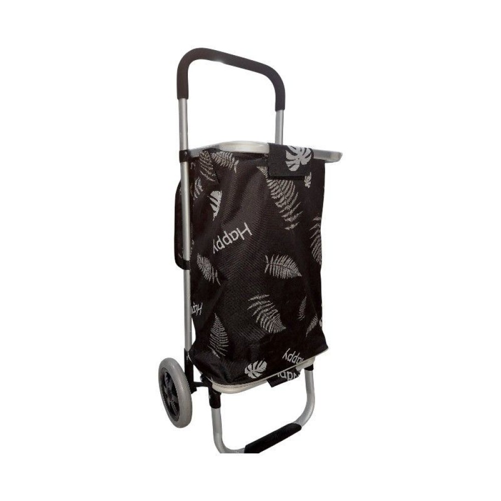 Υφασμάτινο καρότσι λαϊκής - ZZ602 - 981294 - Black