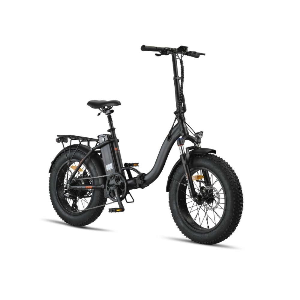 Focus-S Fatbike Vouwfiets 20 Inch 42 cm Unisex 8SP Coaster Brake Matte black