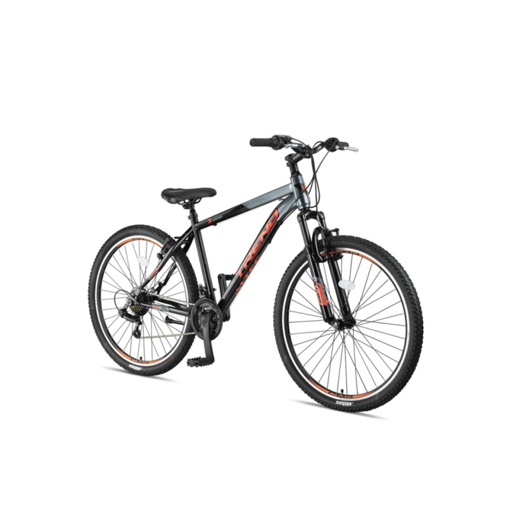 Trend MTB 27.5 Inch 46 cm Junior 21SP Rim Brakes Black/Orange