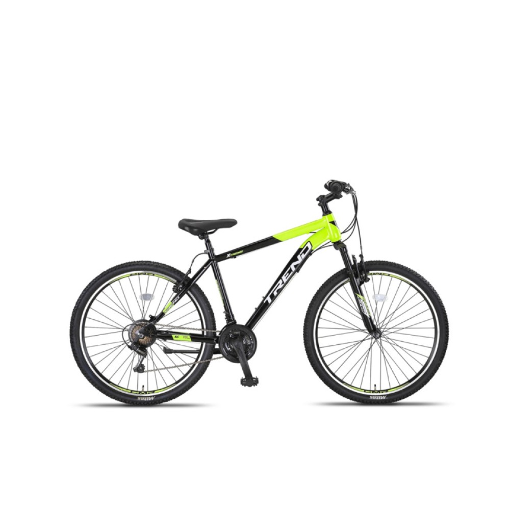 Trend MTB 27.5 Inch 46 cm Junior 21SP Rim Brakes Black/Lime