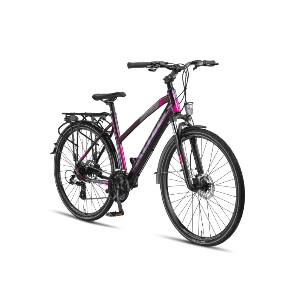 Legarda 28 Inch 49 cm Women 24SP Hydraulic Disc Brake Purple/Pink