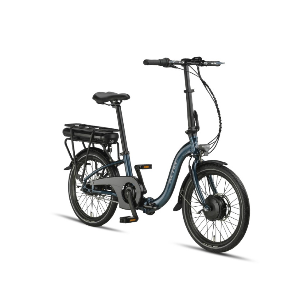 Compact Vouwfiets 20 Inch 39 cm Unisex 7SP Hydraulic Disc Brake Petrol Blue