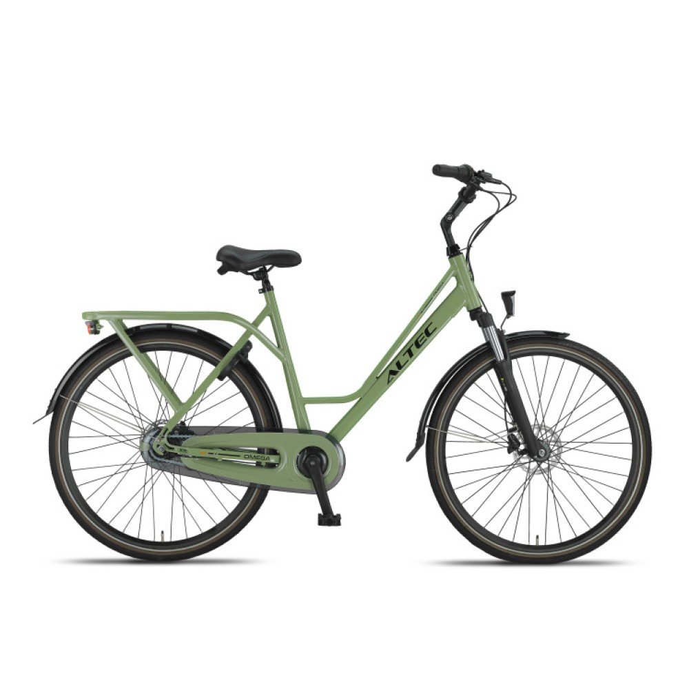 Omega 28 Inch 50 cm Women 7SP Hydraulic Disc Brake Green