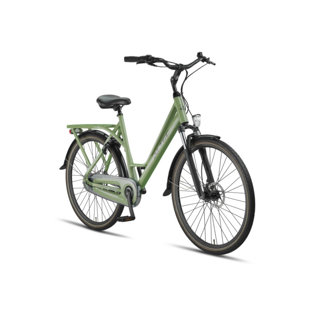 Omega 28 Inch 55 cm Women 7SP Hydraulic Disc Brake Green