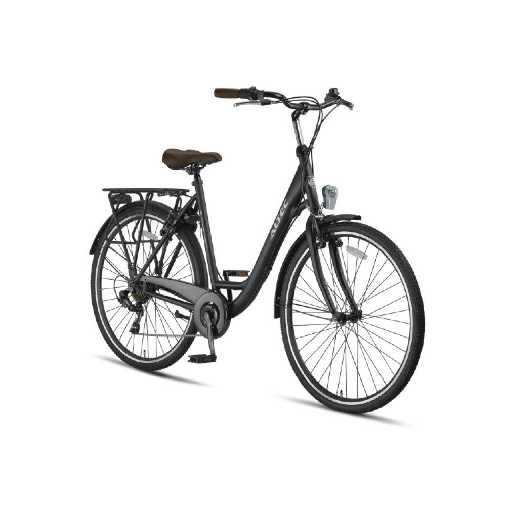 Metro 28 Inch 49 cm Women 7SP Rim Brakes Matte black