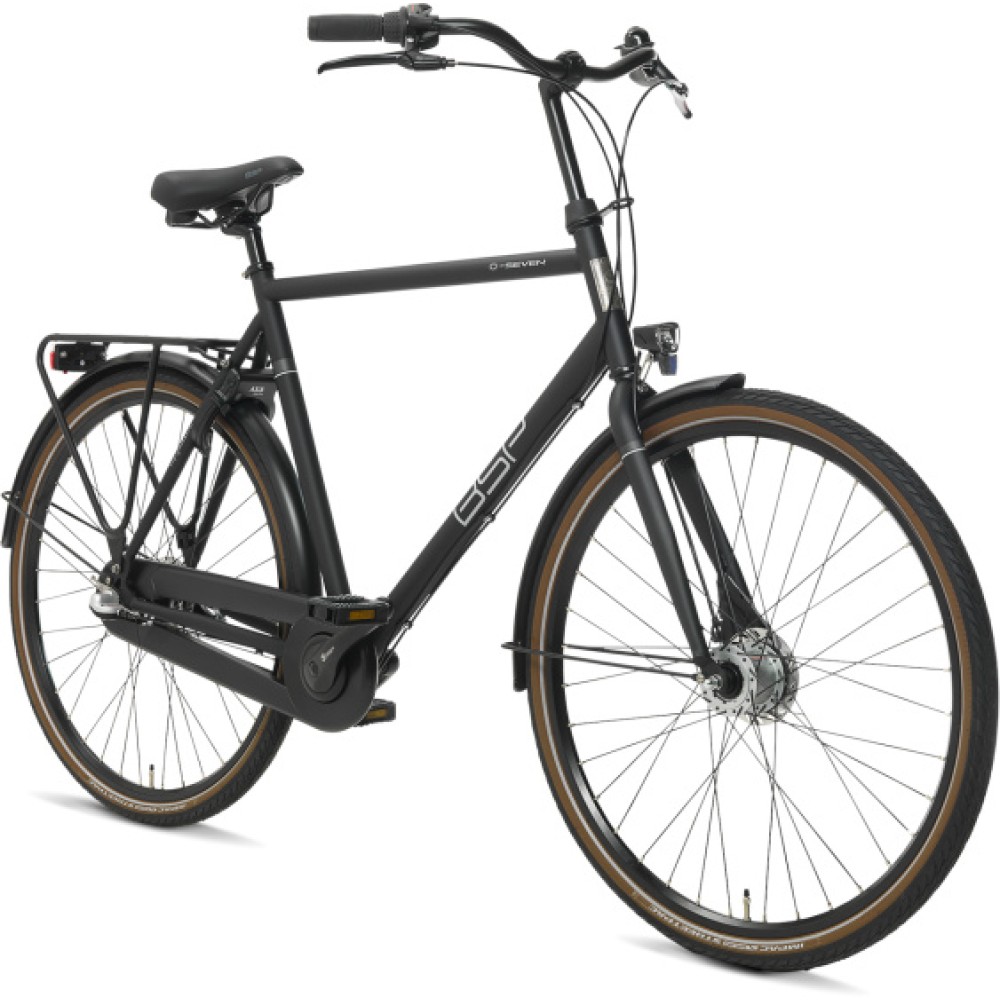 O-Seven 28 Inch 56 cm Men 7SP Roller brakes Black