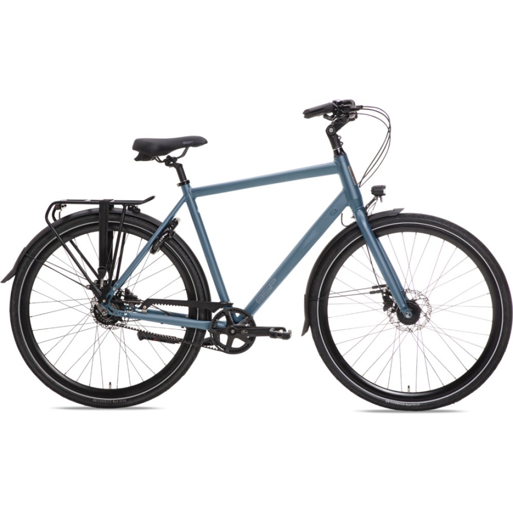 Voyager Belt 28 Inch 56 cm Men 8SP Hydraulic Disc Brake Blue Sky