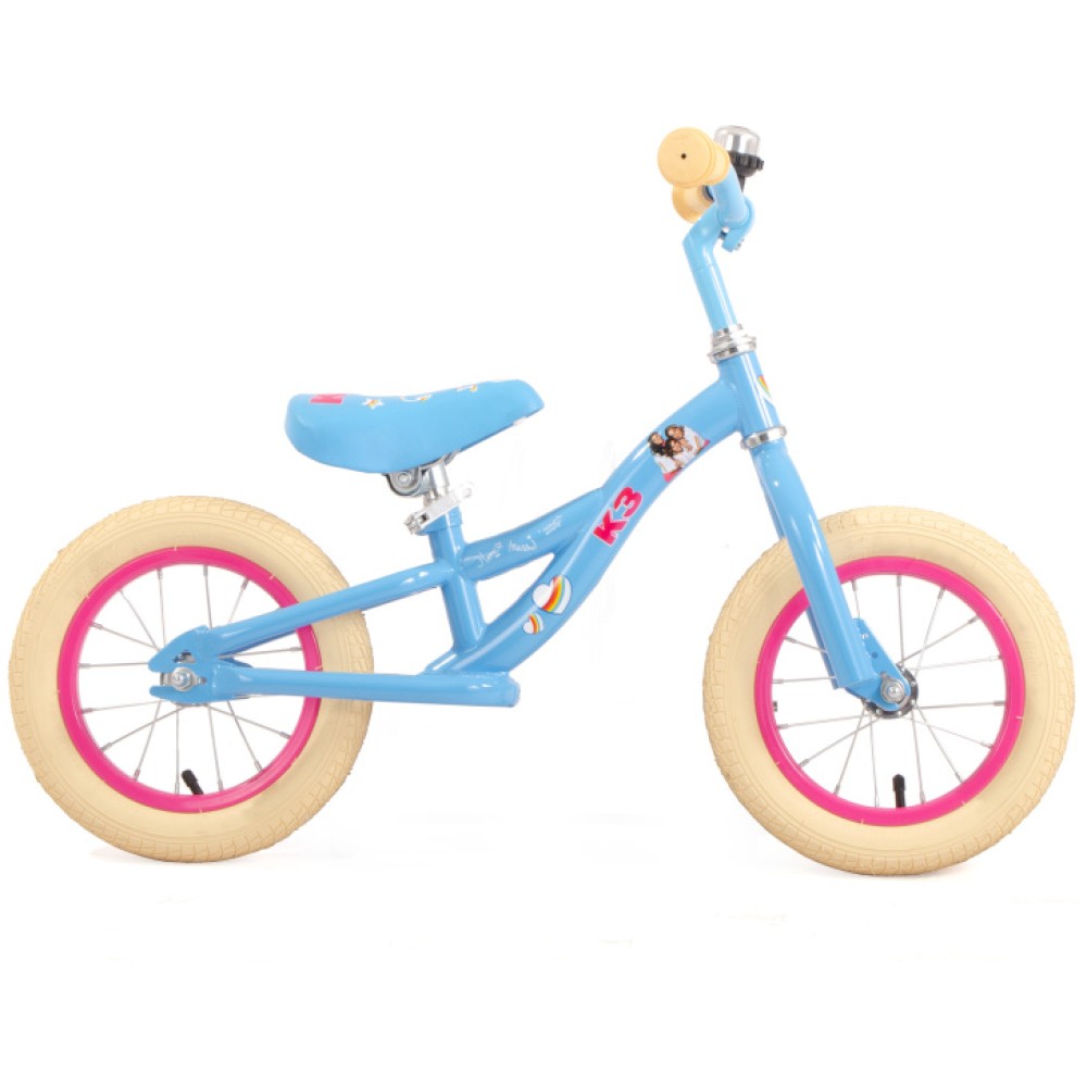 K3 Loopfiets 12 Inch Girls Blue