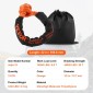 VEVOR Soft Shackle Synthetic Recovery Rope 2PCS 1,3x56 cm 20 Ton Break Strength