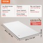Επιτραπέζιο επιτραπέζιο VEVOR, 55" x 28" x 1", χωρητικότητα φόρτωσης 220,5 lbs, Universal One Piece Particle Board Desktop για ρυθμιζόμενο ύψος ηλεκτρικό πλαίσιο γραφείου, ορθογώνιος πάγκος για γραφείο σπιτιού και γραφείου