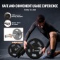 VEVOR Safety Squat Bar, 1.500 LBS Fitness Squat Bar, Safety Squat Bar Attachment με ώμους και μαξιλαράκια βραχιόνων, ράβδο βάρους διαμέτρου 32 mm, Ιδανικό για μπροστινά squat, Lunges, Rehab, Φυσικοθεραπεία