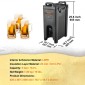 VEVOR Insulated Beverage Dispenser, 18,9 L, Food-grade LDPE Beverage Server, Thermal Drink Dispenser Cooler with PU Layer 2,2 Stage Baucet Handle, for Restaurant Drink Shop