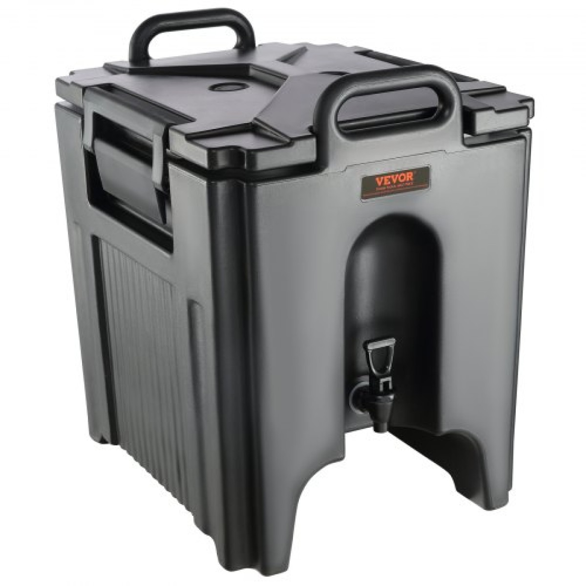 VEVOR Insulated Beverage Dispenser, 37,9 L, Food-grade LL9450UP Hot and Cold Beverage Server, Thermal Drink Dispenser Cooler with PU Layer Two Stage Baucet Handle, for Restaurant Drink Shop