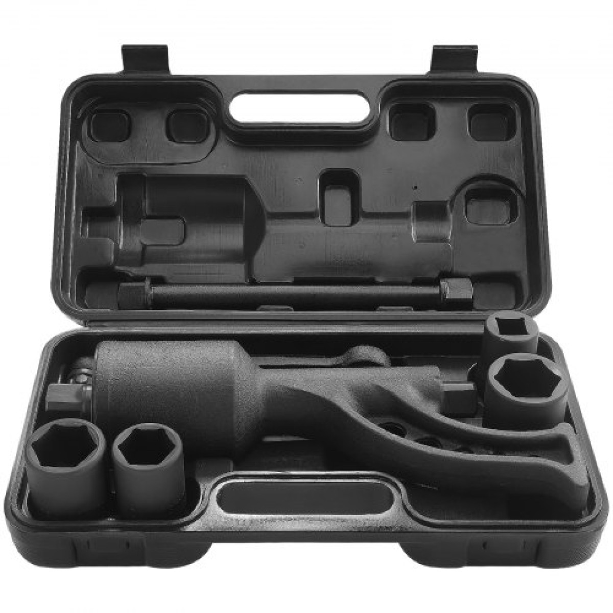 VEVOR Torque Multiplier, Heavy Duty Orque Multiplier Wrench Set, 1 inch Drive Lug Nut Wrench Wrench Multiplier, 1:64 6800N.m Lug Nut Remover, with 4 Sockets and Storage Case for Truck Trailer RV