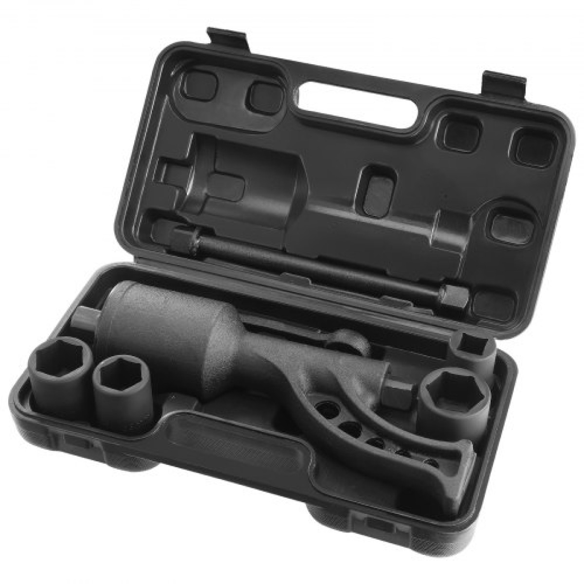 VEVOR Torque Multiplier, Heavy Duty Orque Multiplier Wrench Set, 1 inch Drive Lug Nut Wrench Wrench Multiplier, 1:64 6800N.m Lug Nut Remover, with 4 Sockets and Storage Case for Truck Trailer RV