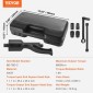 VEVOR Torque Multiplier, Heavy Duty Orque Multiplier Wrench Set, 1 inch Drive Lug Nut Wrench Wrench Multiplier, 1:64 6800N.m Lug Nut Remover, with 4 Sockets and Storage Case for Truck Trailer RV