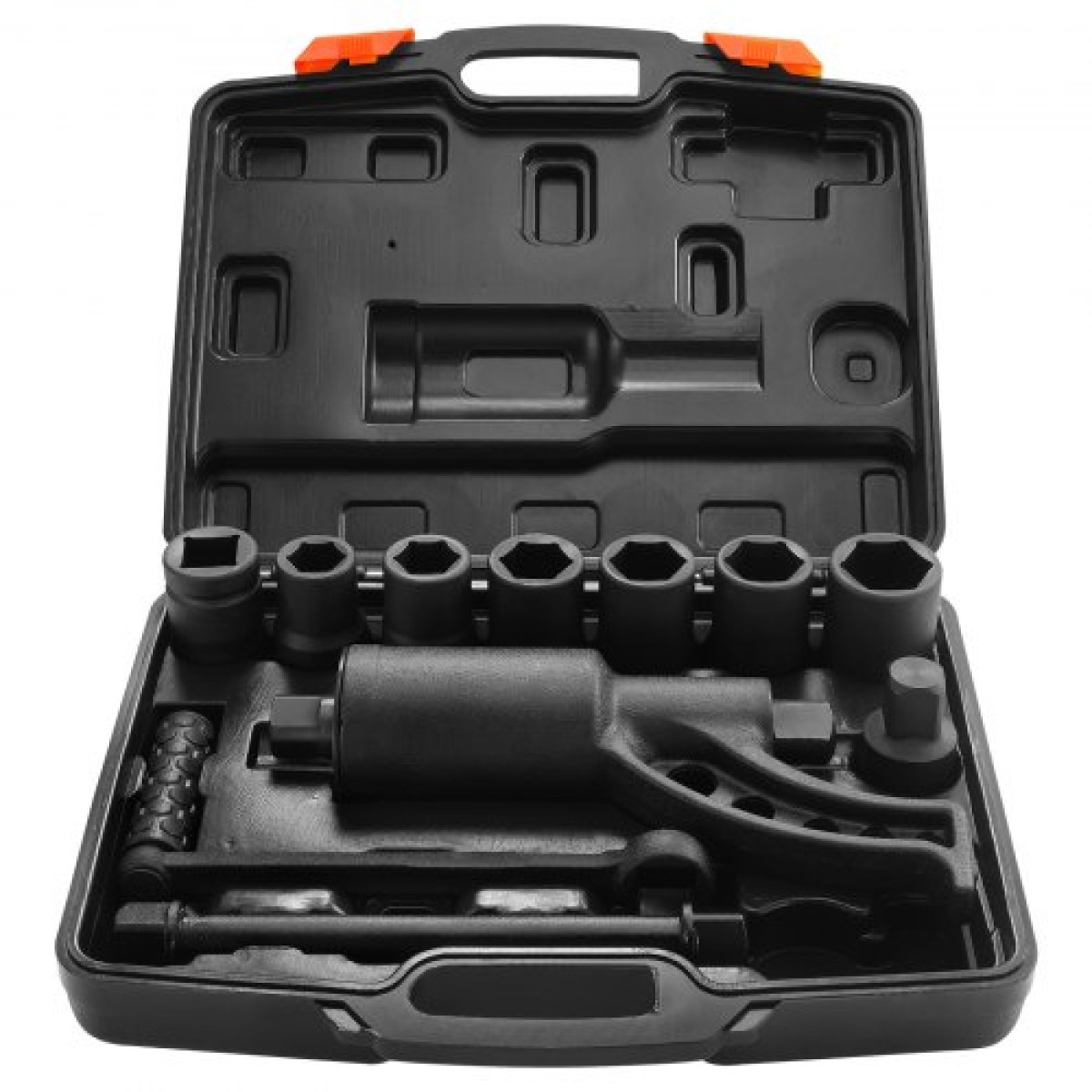 VEVOR Torque Multiplier, Heavy Duty Orque Multiplier Wrench Set, 1 Inch Drive Lug Nut Wrench Wrench Multiplier, 1:64 6800N.m Lug Nut Remover, with 8 Sockets and Storage Case for Truck Trailer RV