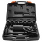VEVOR Torque Multiplier, Heavy Duty Orque Multiplier Wrench Set, 1 Inch Drive Lug Nut Wrench Wrench Multiplier, 1:64 6800N.m Lug Nut Remover, with 8 Sockets and Storage Case for Truck Trailer RV