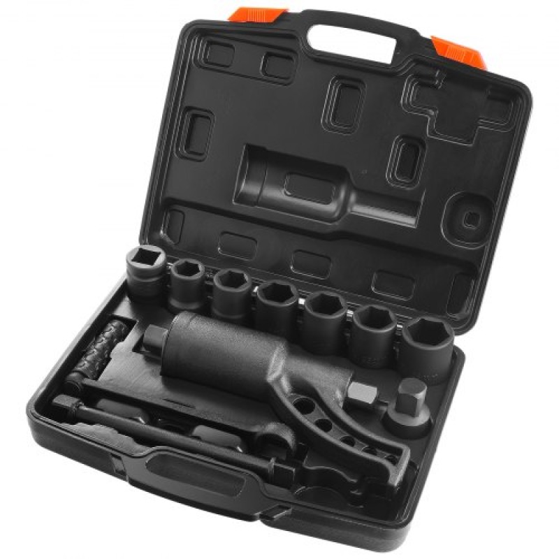 VEVOR Torque Multiplier, Heavy Duty Orque Multiplier Wrench Set, 1 Inch Drive Lug Nut Wrench Wrench Multiplier, 1:64 6800N.m Lug Nut Remover, with 8 Sockets and Storage Case for Truck Trailer RV
