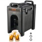VEVOR Insulated Beverage Dispenser, 9,5 L, Food-grade LDPE Beverage Server, Thermal Drink Dispenser Cooler with PU Layer Two Stage Baucet Handle, for Restaurant Drink Shop