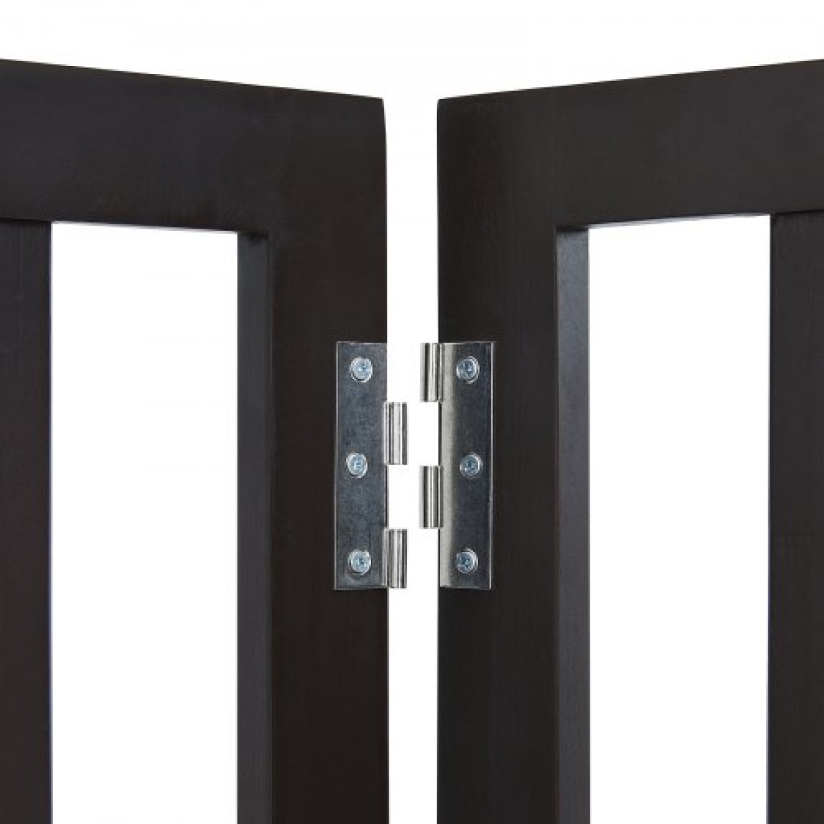 VEVOR Free Standing Dog Gate, 24" H x 60" W Ανεξάρτητη πύλη για κατοικίδια, 3 πάνελ Πτυσσόμενη πύλη σκύλου για φαρδιά και στενά περάσματα, επεκτάσιμο φράγμα σκύλου με αθόρυβη στήριξη ποδιών για εσωτερικούς χώρους, καφέ