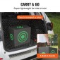 VEVOR Archery Target, 16"x18" All-side Shotting Archery Target, Outdoor Portable Archery Target with Carry Handle, Εύκολη αφαίρεση βέλους, Μεγάλη ορατότητα, Ελαφρύ, Εύκολο στη μεταφορά, Μαύρο