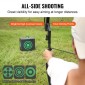 VEVOR Archery Target, 16"x18" All-side Shotting Archery Target, Outdoor Portable Archery Target with Carry Handle, Εύκολη αφαίρεση βέλους, Μεγάλη ορατότητα, Ελαφρύ, Εύκολο στη μεταφορά, Μαύρο