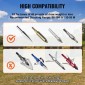 VEVOR Archery Target, 16"x18" All-side Shotting Archery Target, Outdoor Portable Archery Target with Carry Handle, Εύκολη αφαίρεση βέλους, Μεγάλη ορατότητα, Ελαφρύ, Εύκολο στη μεταφορά, Μαύρο