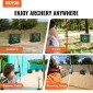 VEVOR Archery Target, 16"x18" All-side Shotting Archery Target, Outdoor Portable Archery Target with Carry Handle, Εύκολη αφαίρεση βέλους, Μεγάλη ορατότητα, Ελαφρύ, Εύκολο στη μεταφορά, Μαύρο