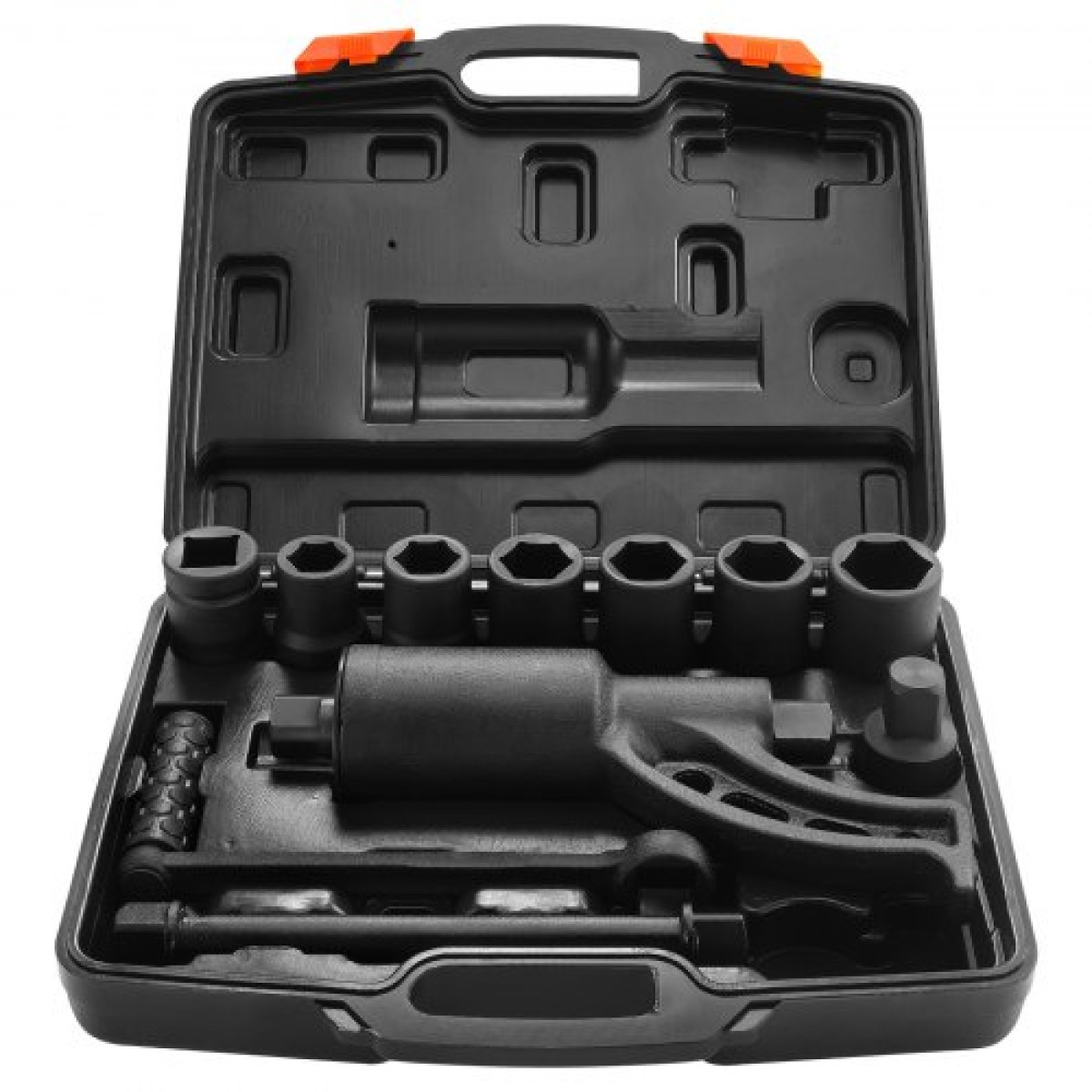 VEVOR Torque Multiplier, Heavy Duty Torque Multiplier Wrench Set, 1 inch Drive Lug Nut Wrench Wrench Multiplier, 1:58 4800N.m Lug Nut Remover, with 8 Sockets and Storage Case for Truck Trailer RV