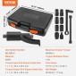 VEVOR Torque Multiplier, Heavy Duty Torque Multiplier Wrench Set, 1 inch Drive Lug Nut Wrench Wrench Multiplier, 1:58 4800N.m Lug Nut Remover, with 8 Sockets and Storage Case for Truck Trailer RV