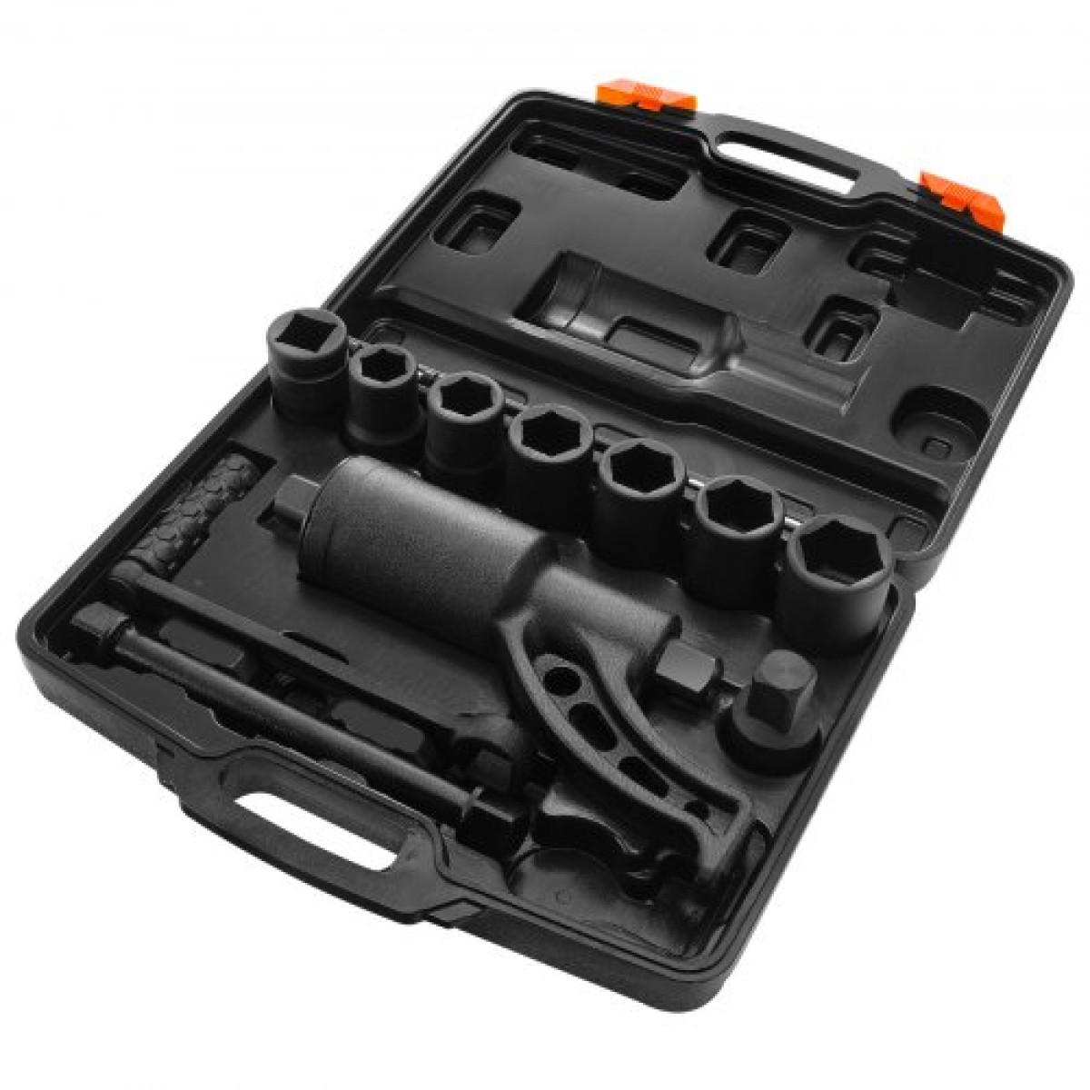 VEVOR Torque Multiplier, Heavy Duty Torque Multiplier Wrench Set, 1 inch Drive Lug Nut Wrench Wrench Multiplier, 1:58 4800N.m Lug Nut Remover, with 8 Sockets and Storage Case for Truck Trailer RV