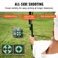 VEVOR Archery Target, 15"x15" All-side Shotting Archery Target, Outdoor Portable Target Archery Target with Carry Handle, Εύκολη αφαίρεση βέλους, Μεγάλη ορατότητα, Ελαφρύ, Εύκολο στη μεταφορά, Μαύρο