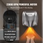 Επαγγελματικό στεγνωτήριο χεριών VEVOR Heavy Duty, αυτόματο φυσητήρα χειρός θερμού ανέμου από ανοξείδωτο ατσάλι 1800W, 220V-240V με δύο επιλογές ρεύματος, συμβατό με βιομηχανικές επαγγελματικές τουαλέτες