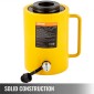 VEVOR 60T 2 ιντσών υδραυλικός κύλινδρος Jack Hollow Υδραυλικός κύλινδρος εμβόλου μονής δράσης Υδραυλικοί κύλινδροι ανύψωσης 50 mm για Riggers Fabricators (60T 2 Inch Hollow)