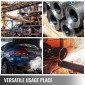 VEVOR 60T 2 ιντσών υδραυλικός κύλινδρος Jack Hollow Υδραυλικός κύλινδρος εμβόλου μονής δράσης Υδραυλικοί κύλινδροι ανύψωσης 50 mm για Riggers Fabricators (60T 2 Inch Hollow)