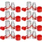 VEVOR Skid Steer Hydraulic Quick Connect 1/2\" Body Hydraulic Coupler 1/2\" NPT Hydraulic Coupling Quick Connect 8 Pairs Hydraulic Quick Coupler 27,6 MPa (ISO 16028) (8 Pairs)