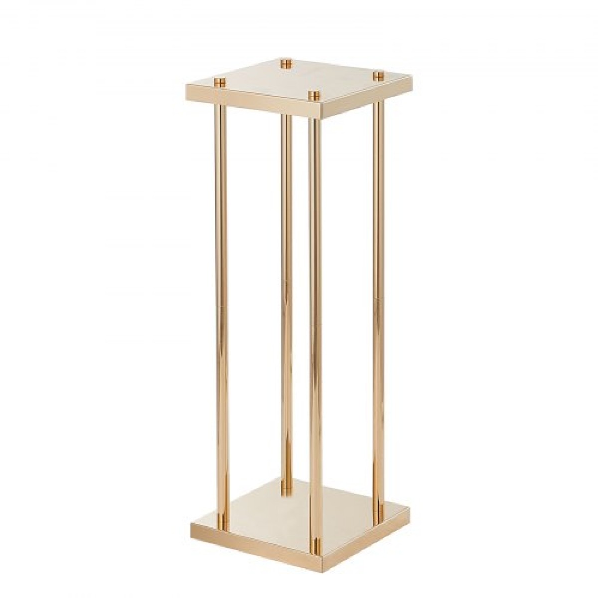 VEVOR 4PCS Χρυσή μεταλλική στήλη λουλουδιών λουλουδιών, 23,6 ιντσών / 60 εκ. ύψους με μεταλλικό laminate, βάζα γεωμετρικά κεντρικά στηρίγματα, κυλινδρική φλοράλ θήκη για δεξίωση εκδηλώσεων, πάρτι δρόμου οδηγοί