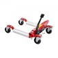 VEVOR Wheel Dolly, Max Capacity 1500 Lbs Car Dolly, Car Jack Dolly Lifter με περιστρεφόμενους τροχούς 360°, Heavy Duty Vehicle Positioning Hydraulic Tire Jack, for Vehicle Car Auto Repair Moving, Σετ 4