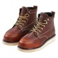 Μπότες εργασίας VEVOR Steel Toe, UK Size 11, Αδιάβροχες μπότες εργασίας Moc Toe για άνδρες, Αντιολισθητικές μπότες εργασίας, Ελαφρύ και αναπνεύσιμο ανδρικές μπότες από καουτσούκ EVA για βιομηχανικές κατασκευές, καφέ
