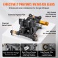Αντλία VEVOR Pressure Washer, 19mm(3/4") Οριζόντιος άξονας, 241 bar (3500 PSI), 9,5 L/min (2,5GPM), Ανταλλακτικό κιτ αντλιών ηλεκτρικού πλυσίματος με 5 ακροφύσια, υλικό και σωλήνα σιφώνι, συμβατό με Simpson, Honda, Generac.