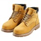 Μπότες εργασίας VEVOR Steel Toe, UK Size 10,5, Αδιάβροχες μπότες εργασίας για άνδρες, Αντιολισθητικές μπότες εργασίας, Ανδρικές μπότες από ελαφρύ και αναπνεύσιμο ελαστικό πάτο για βιομηχανικές κατασκευές, καφέ κίτρινο
