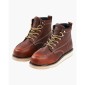 Μπότες εργασίας VEVOR Steel Toe, UK Size 9, Αδιάβροχες ανδρικές μπότες εργασίας Moc Toe, Αντιολισθητικές μπότες εργασίας, Ελαφρύ και αναπνεύσιμο ανδρικές μπότες από καουτσούκ EVA για βιομηχανικές κατασκευές, καφέ