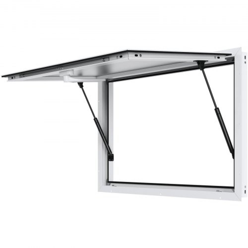 VEVOR Concession Window for Food Truck, 36"x24" κράμα αλουμινίου Food Truck Παράθυρο σέρβις, Έως 85 μοιρών Stand παράθυρο σερβιρίσματος με τέντα πόρτα & σύρσιμο γάντζο, for Food Trucks Concession Trailers