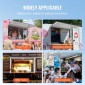 VEVOR Concession Window for Food Truck, 36"x24" κράμα αλουμινίου Food Truck Παράθυρο σέρβις, Έως 85 μοιρών Stand παράθυρο σερβιρίσματος με τέντα πόρτα & σύρσιμο γάντζο, for Food Trucks Concession Trailers