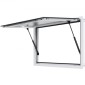 VEVOR Concession Window for Food Truck, 36"x24" κράμα αλουμινίου Food Truck Παράθυρο σέρβις, Έως 85 μοιρών Stand παράθυρο σερβιρίσματος με τέντα πόρτα & σύρσιμο γάντζο, for Food Trucks Concession Trailers