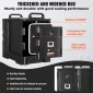 Βάση μεταφοράς φαγητού VEVOR Insulated, Hot Box 81 Qt x 2 Pack για τροφοδοσία, Φορτωτής φαγητού με διπλές πόρπες, θερμαντήρας φαγητού εμπρός φόρτωσης με λαβές, στοιβαζόμενος τελικός φορτωτής για εστιατόριο, καντίνα