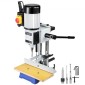 VEVOR Woodworking Mortise Machine, 550W 2800RPM Powermatic Mortiser, Hollow Mortiser with Chisel Bit sets, Panchtop Mortising Machine, for Saturing Thropes or Square Trees in Wood